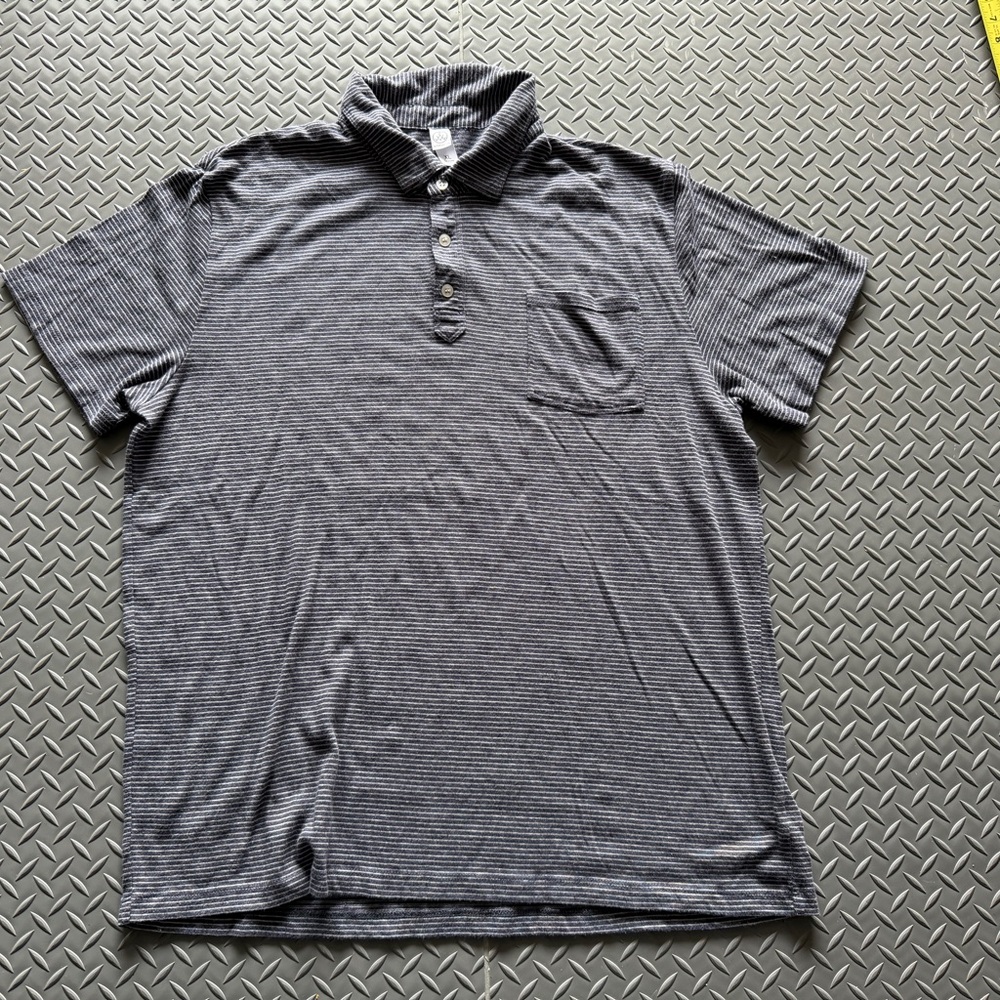 Alternative Apparel Striped Polo